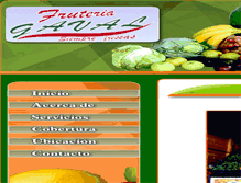 Tablet Screenshot of fruteriagaval.com